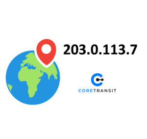 mobile static ip address core transit